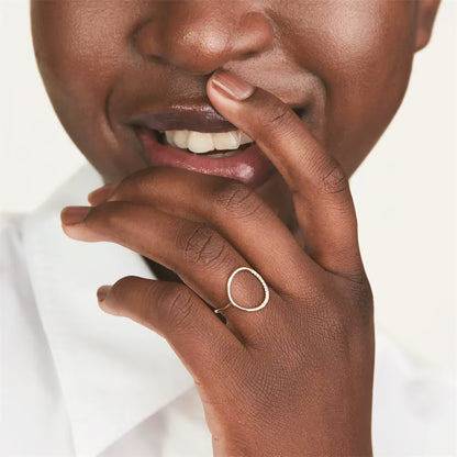 Pavé Diamond Rounded Ring