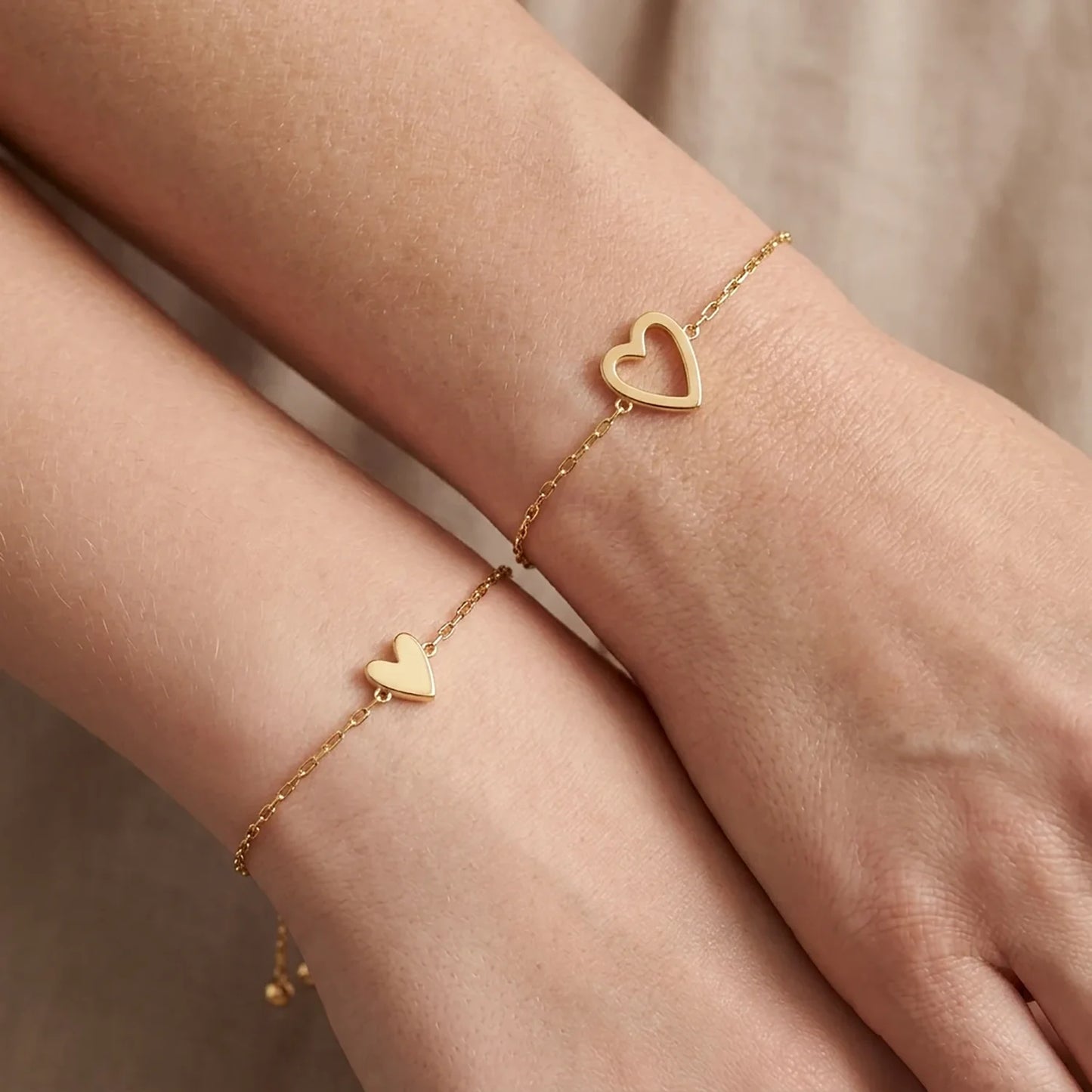 Herzanhänger-Armband-Set – Das ideale Geschenk für beste Freundinnen