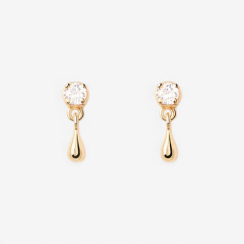 Water Stud Oorbellen