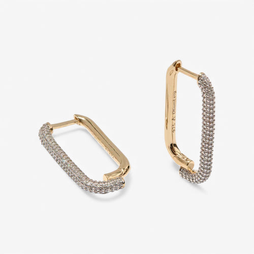 Mosaic Hoops  Earrings