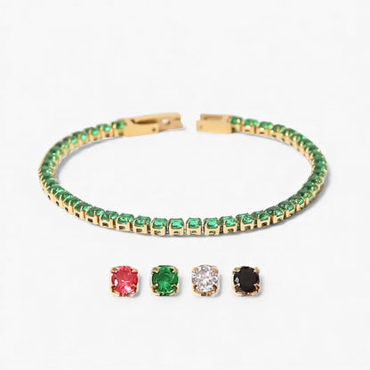 Crystal Zircon Bracelet