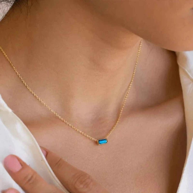 Aura Birthstone Necklace - MAURÉ