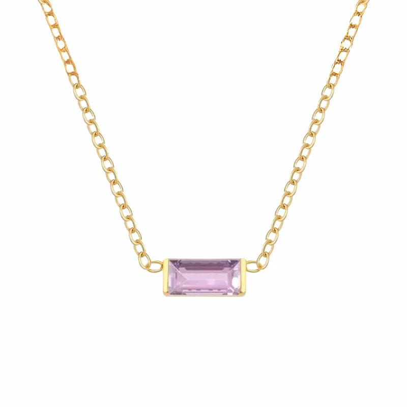 Aura Birthstone Necklace - MAURÉ