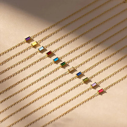 Aura Birthstone Necklace - MAURÉ