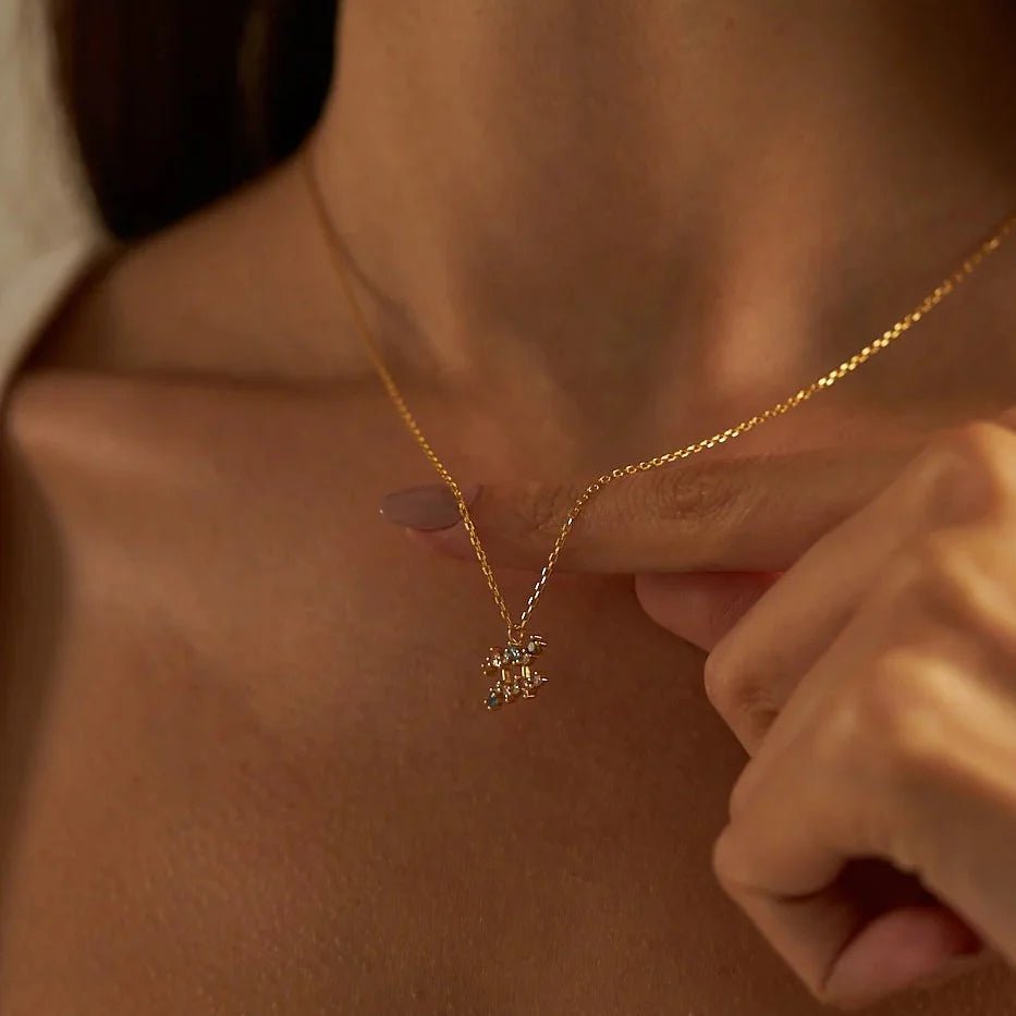Celestial Rainbow Zodiac Necklace - MAURÉ