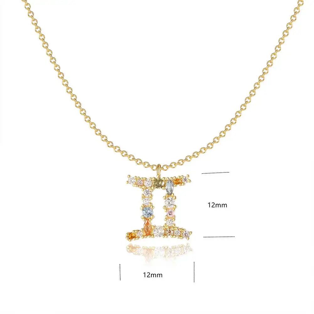 Celestial Rainbow Zodiac Necklace - MAURÉ