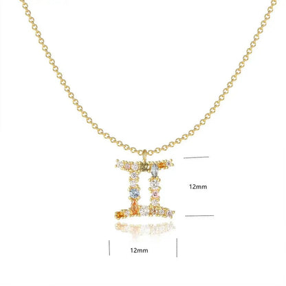 Celestial Rainbow Zodiac Necklace - MAURÉ