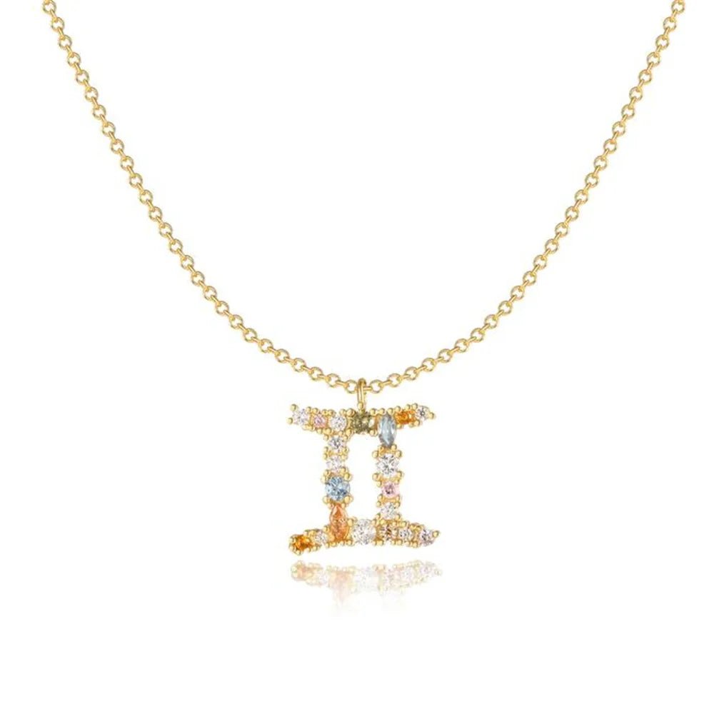Celestial Rainbow Zodiac Necklace - MAURÉ