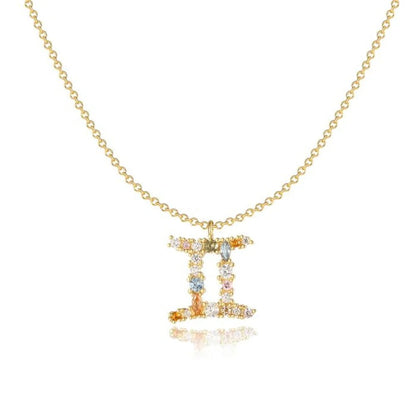 Celestial Rainbow Zodiac Necklace - MAURÉ