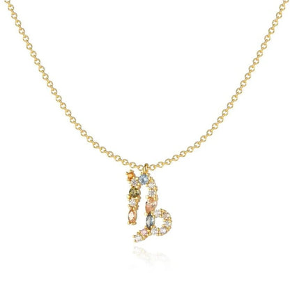 Celestial Rainbow Zodiac Necklace - MAURÉ