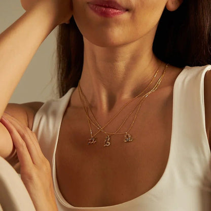 Celestial Rainbow Zodiac Necklace - MAURÉ