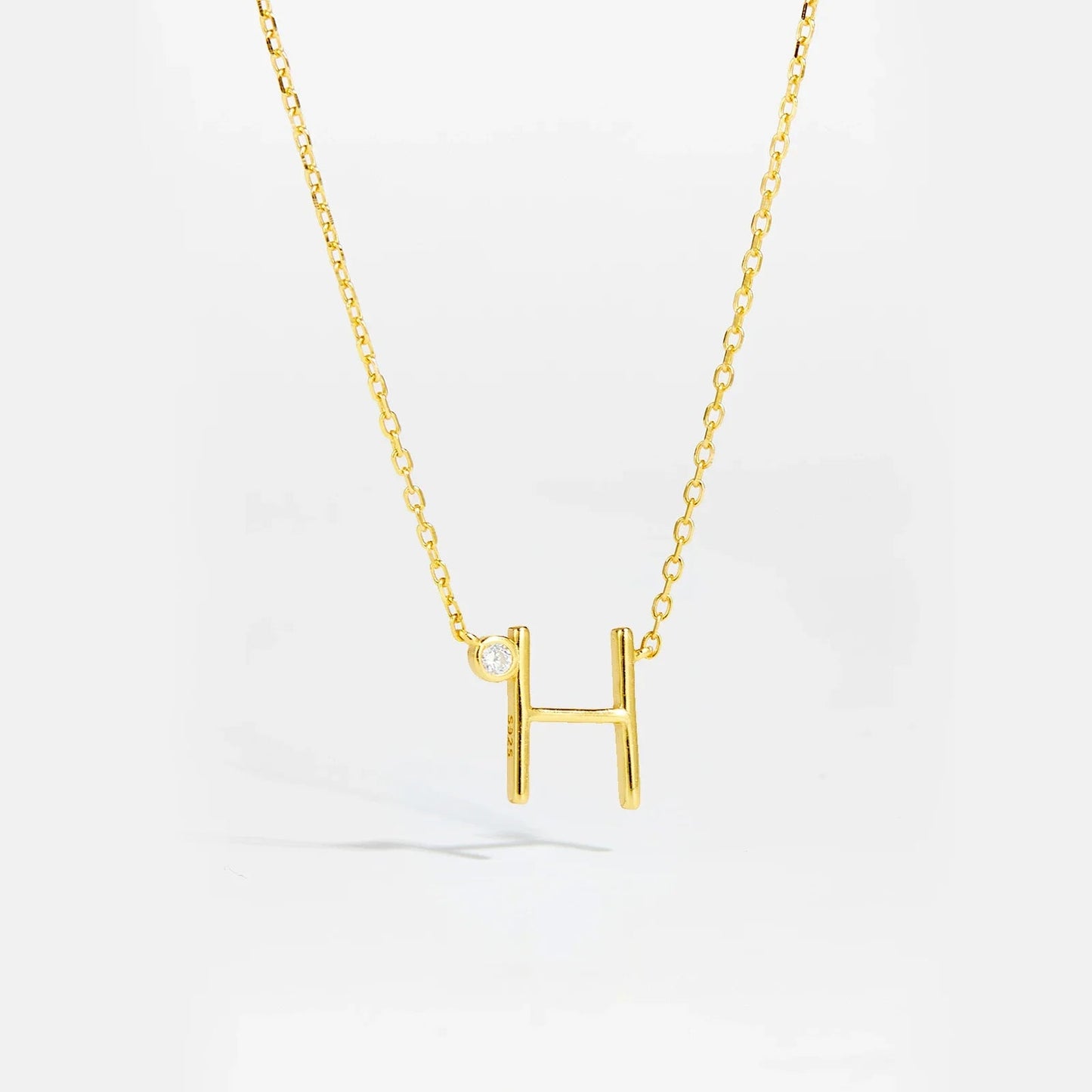 Golden Initial Charm Necklace - MAURÉ