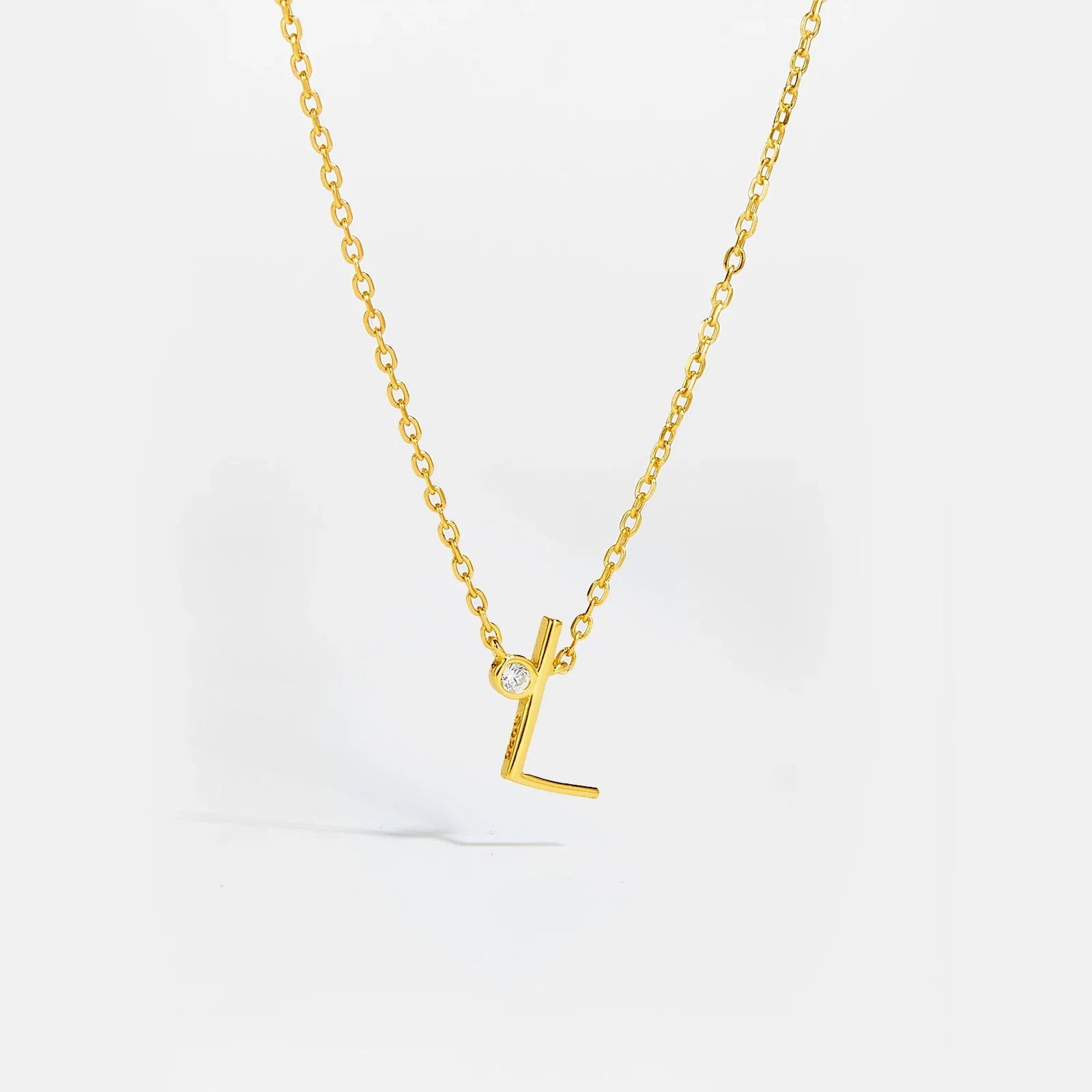 Golden Initial Charm Necklace - MAURÉ