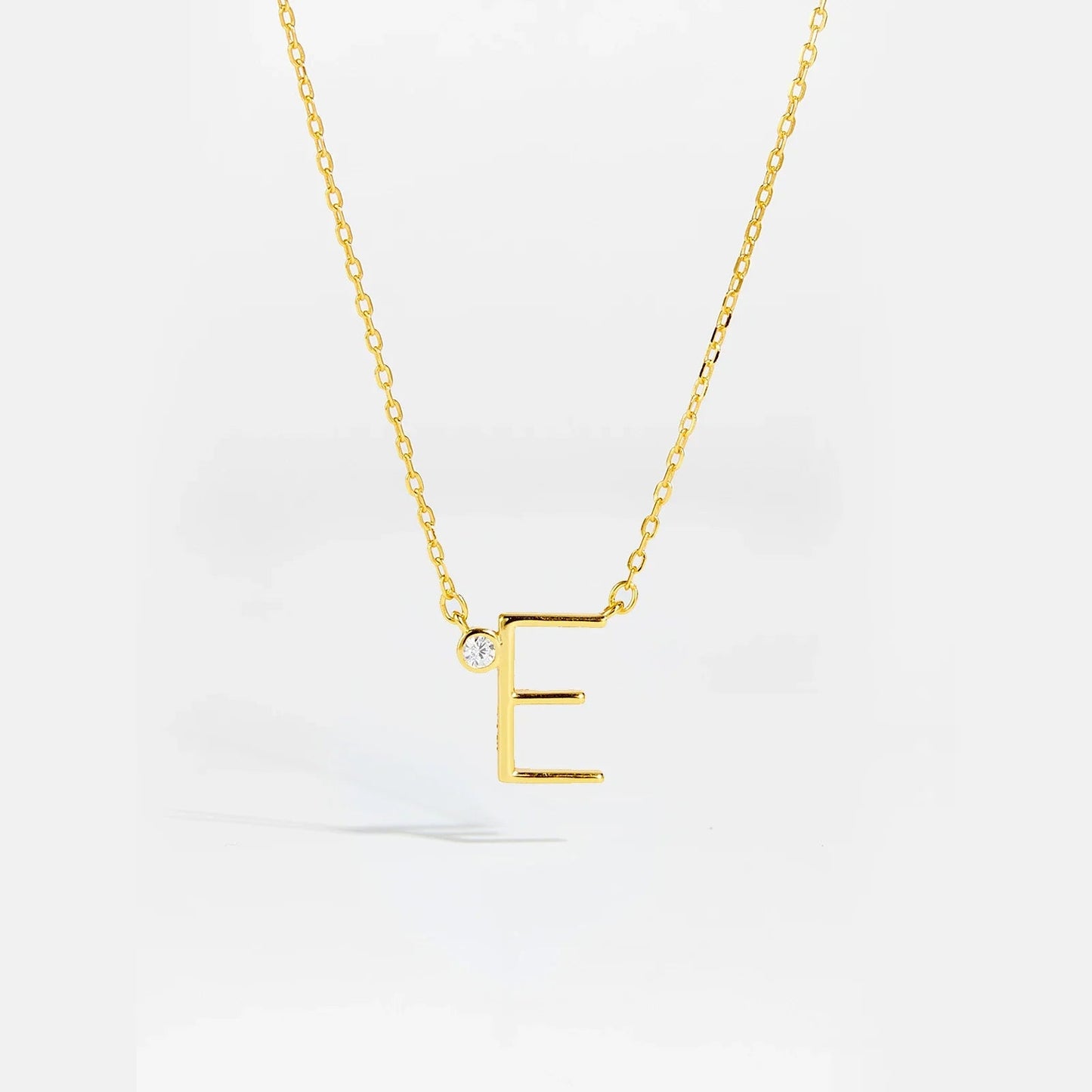Golden Initial Charm Necklace - MAURÉ