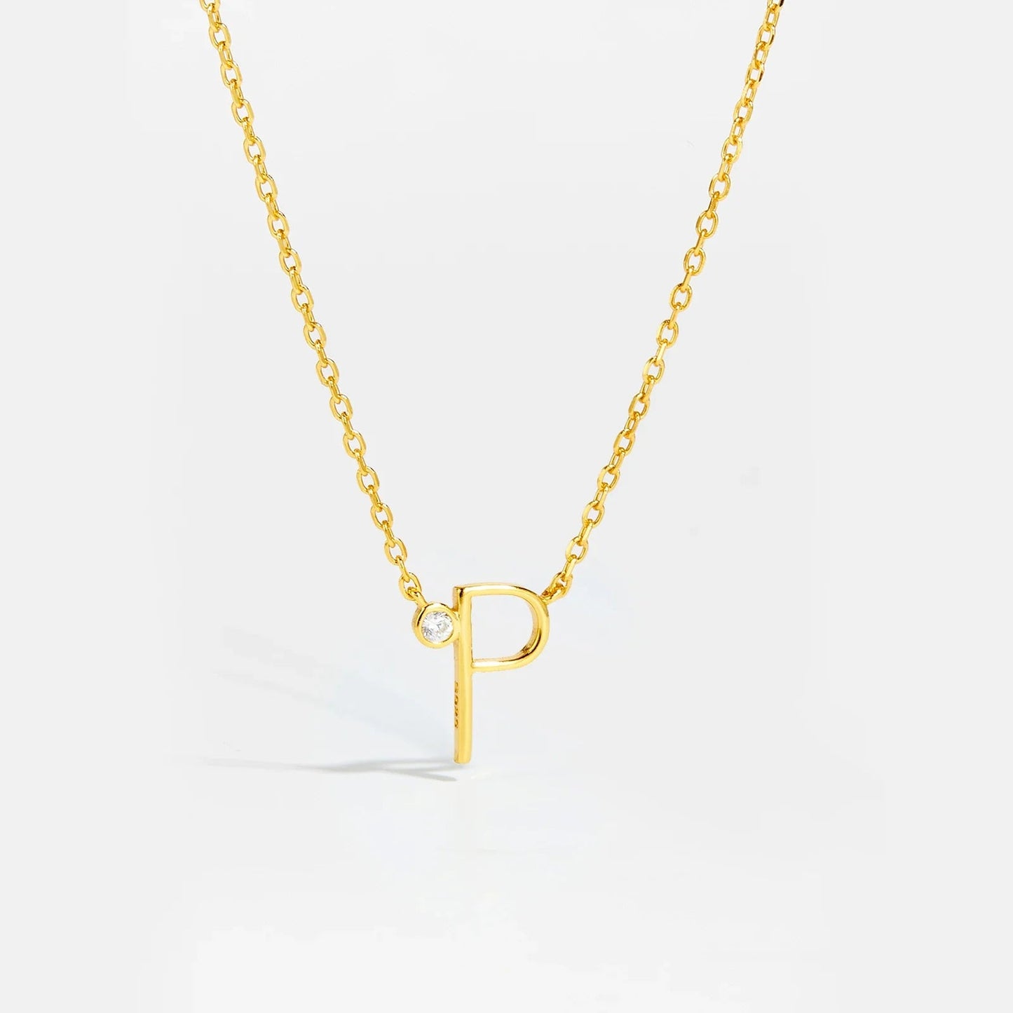 Golden Initial Charm Necklace - MAURÉ