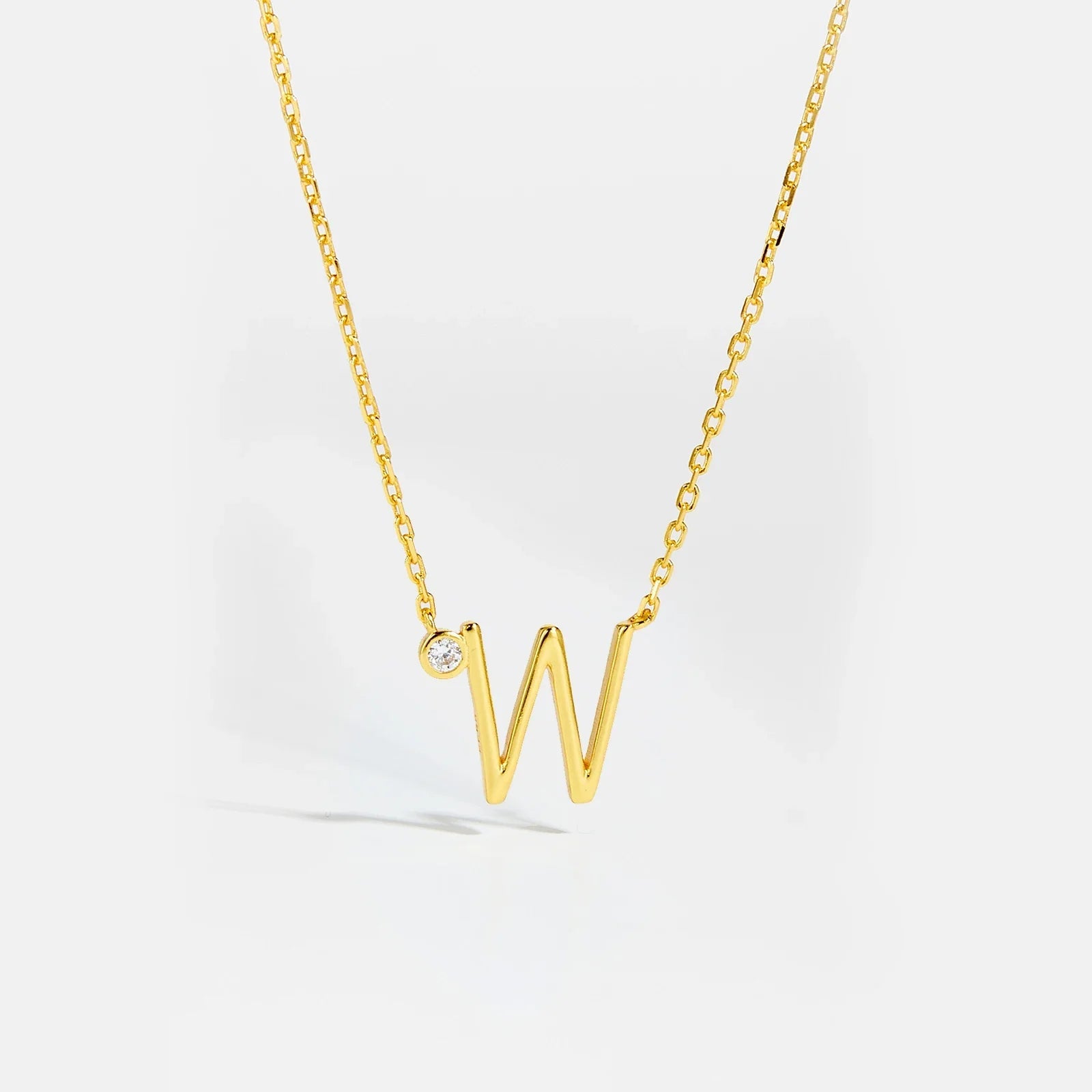 Golden Initial Charm Necklace - MAURÉ