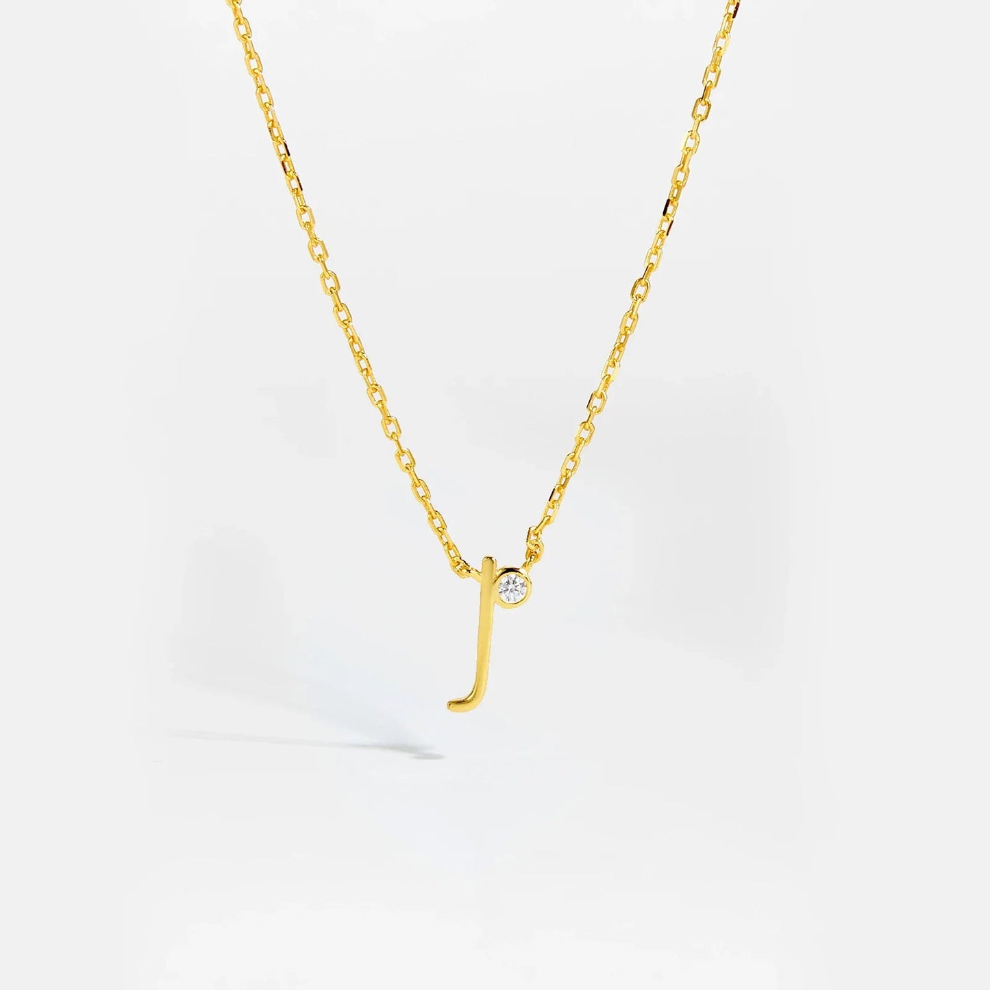 Golden Initial Charm Necklace - MAURÉ