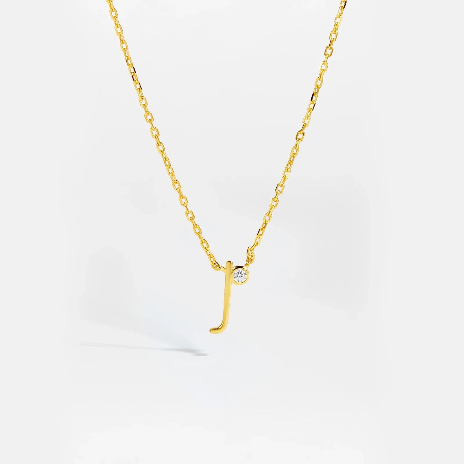 Golden Initial Charm Necklace - MAURÉ