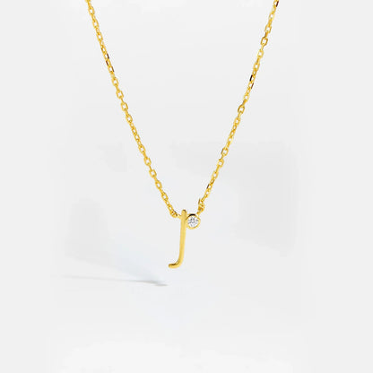 Golden Initial Charm Necklace - MAURÉ