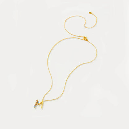 Linéa Initial Necklace - MAURÉ