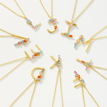 Linéa Initial Necklace - MAURÉ