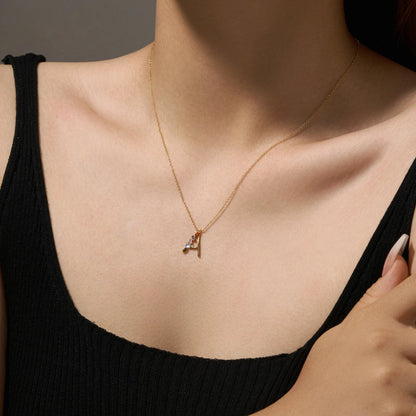 Linéa Initial Necklace - MAURÉ