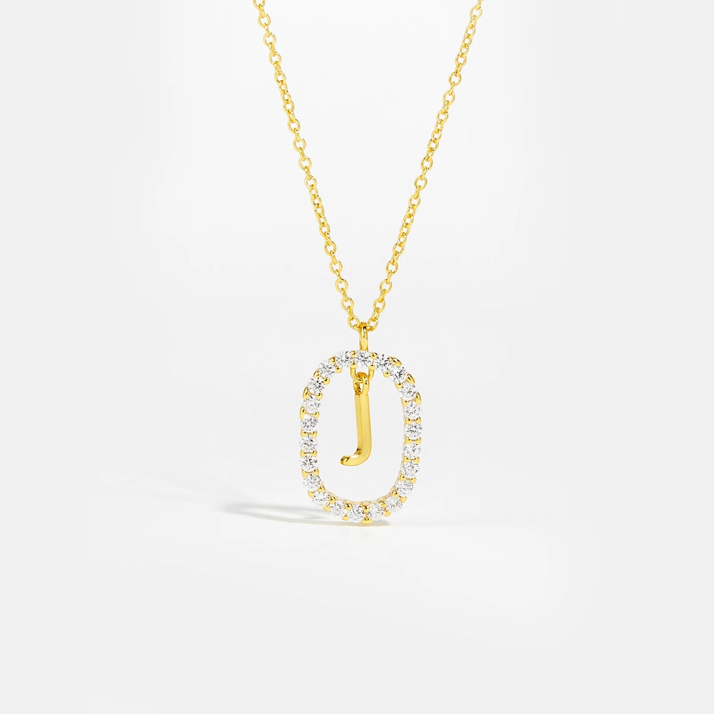 Moissanite Letter Necklace - 925 Sterling Silver - MAURÉ