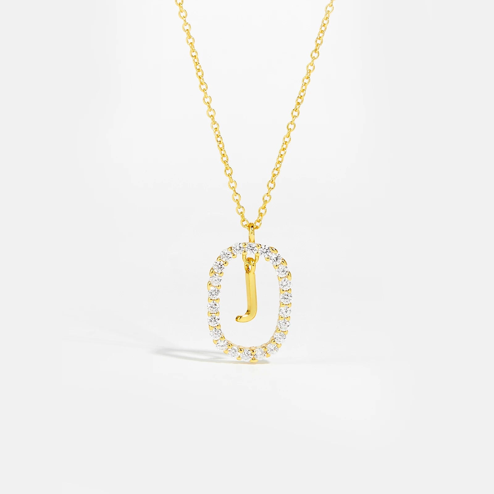 Moissanite Letter Necklace - 925 Sterling Silver - MAURÉ