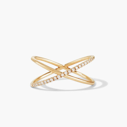 Pavé Diamond Rounded Ring - MAURÉ