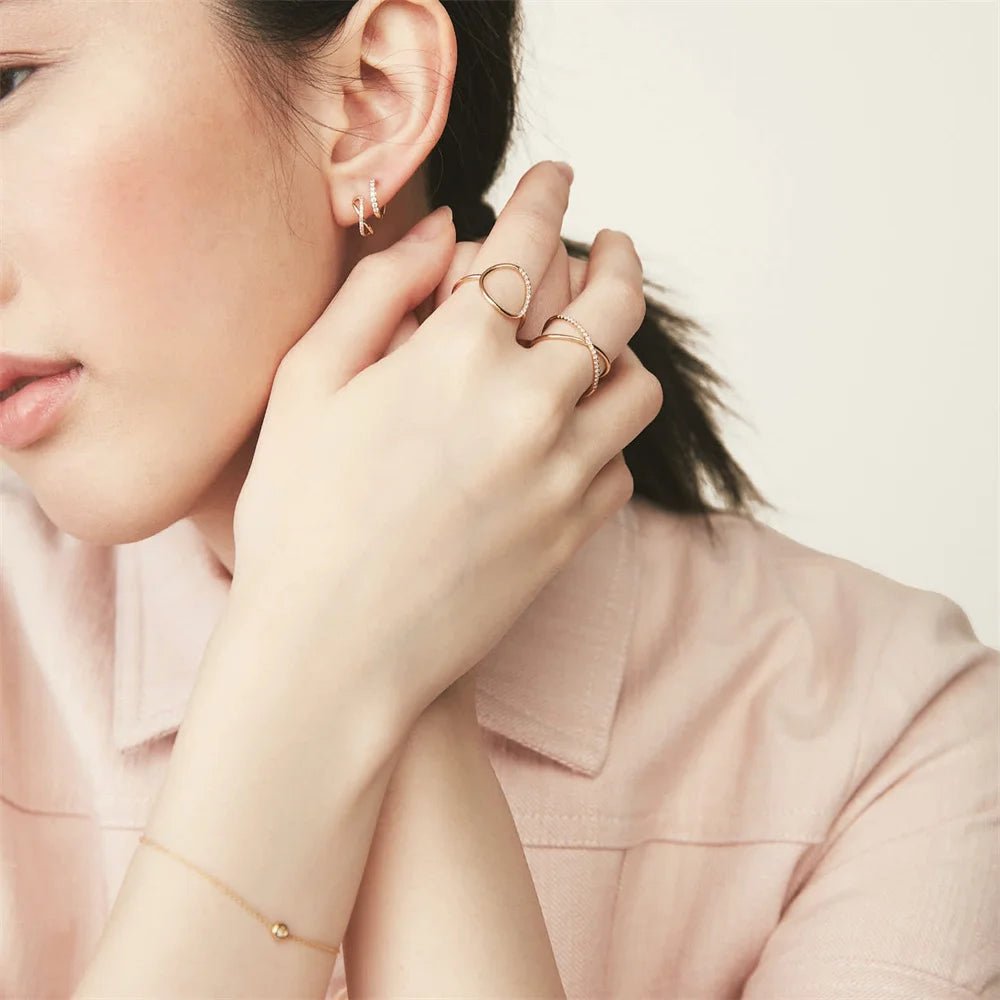 Pavé Diamond Rounded Ring - MAURÉ